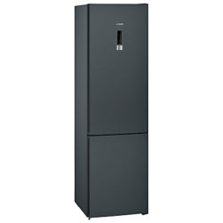 Siemens KG39NXB35G Frost Free Fridge Freezer, A++ Energy Rating, 60cm Wide, Black Steel